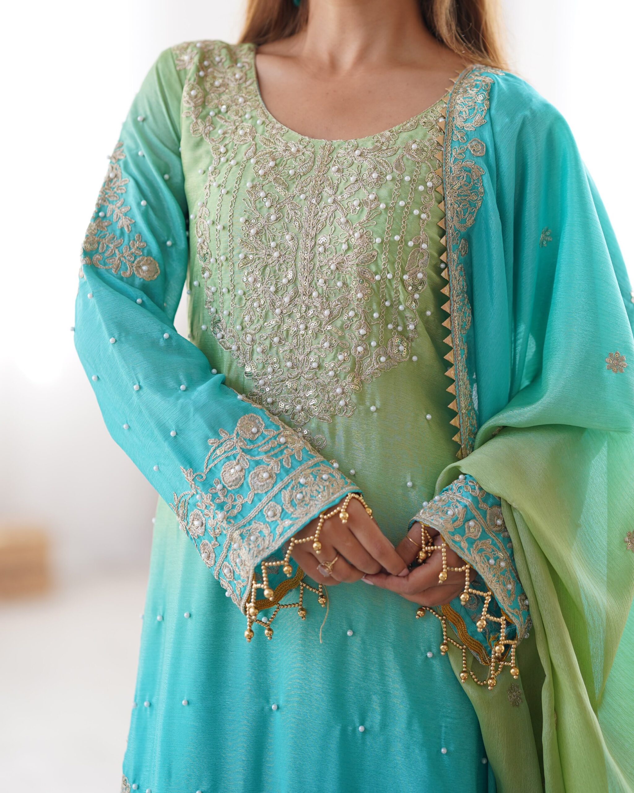 Designer Palazzo Set - Image 8