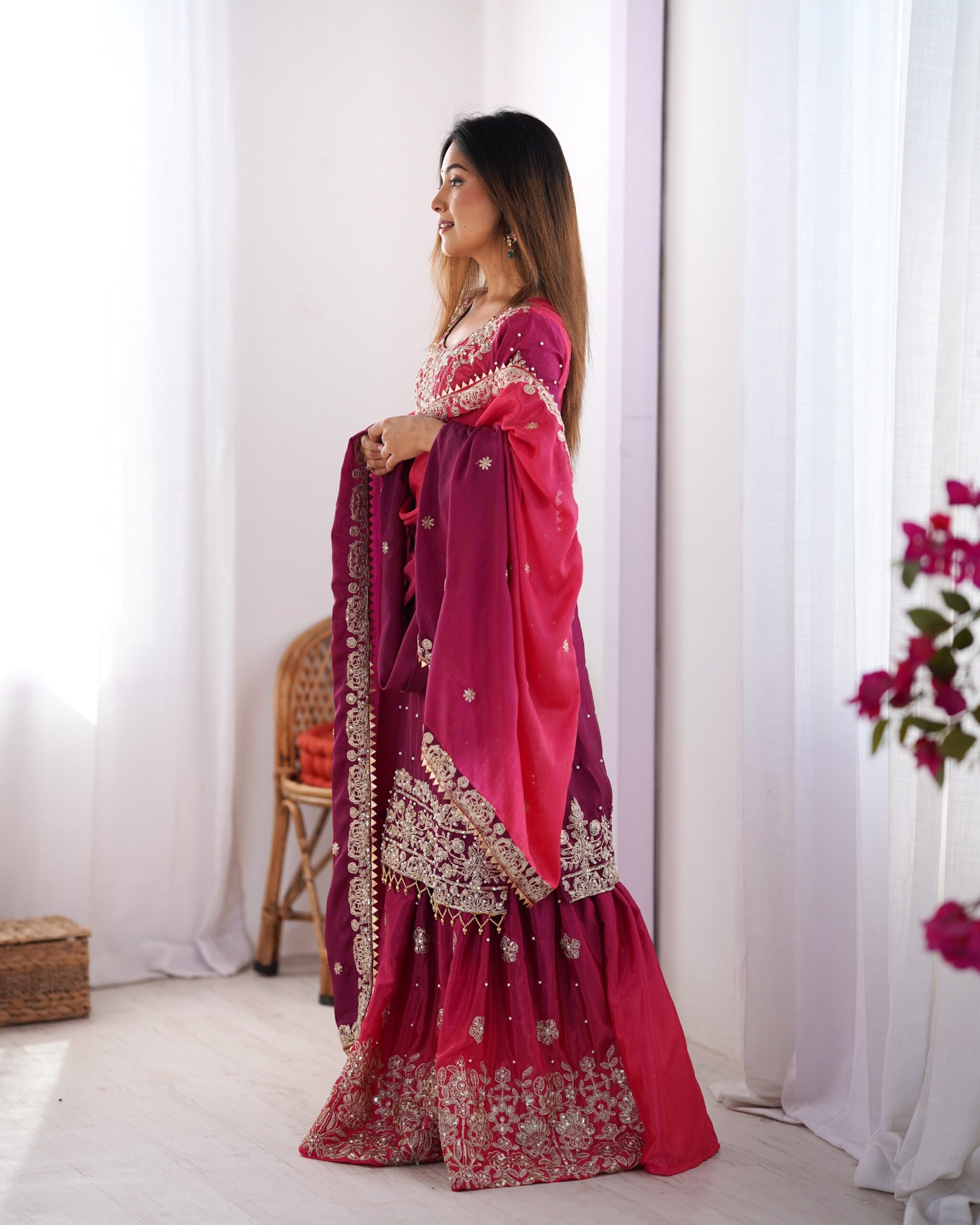 Designer Palazzo Set - Image 15