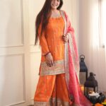 Designer Embroidered Palazzo Set
