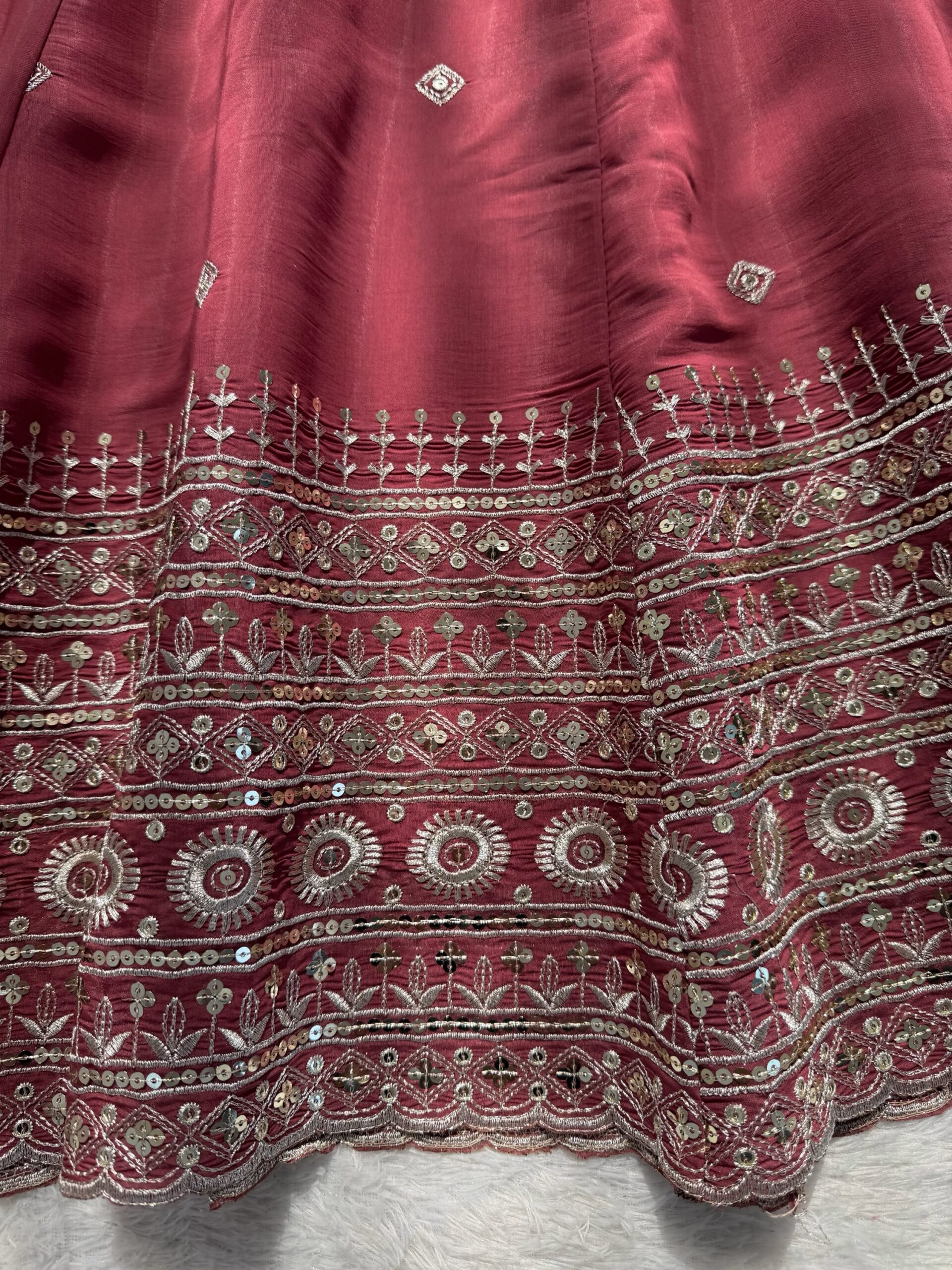Designer Gown with Pant Set - Image 9
