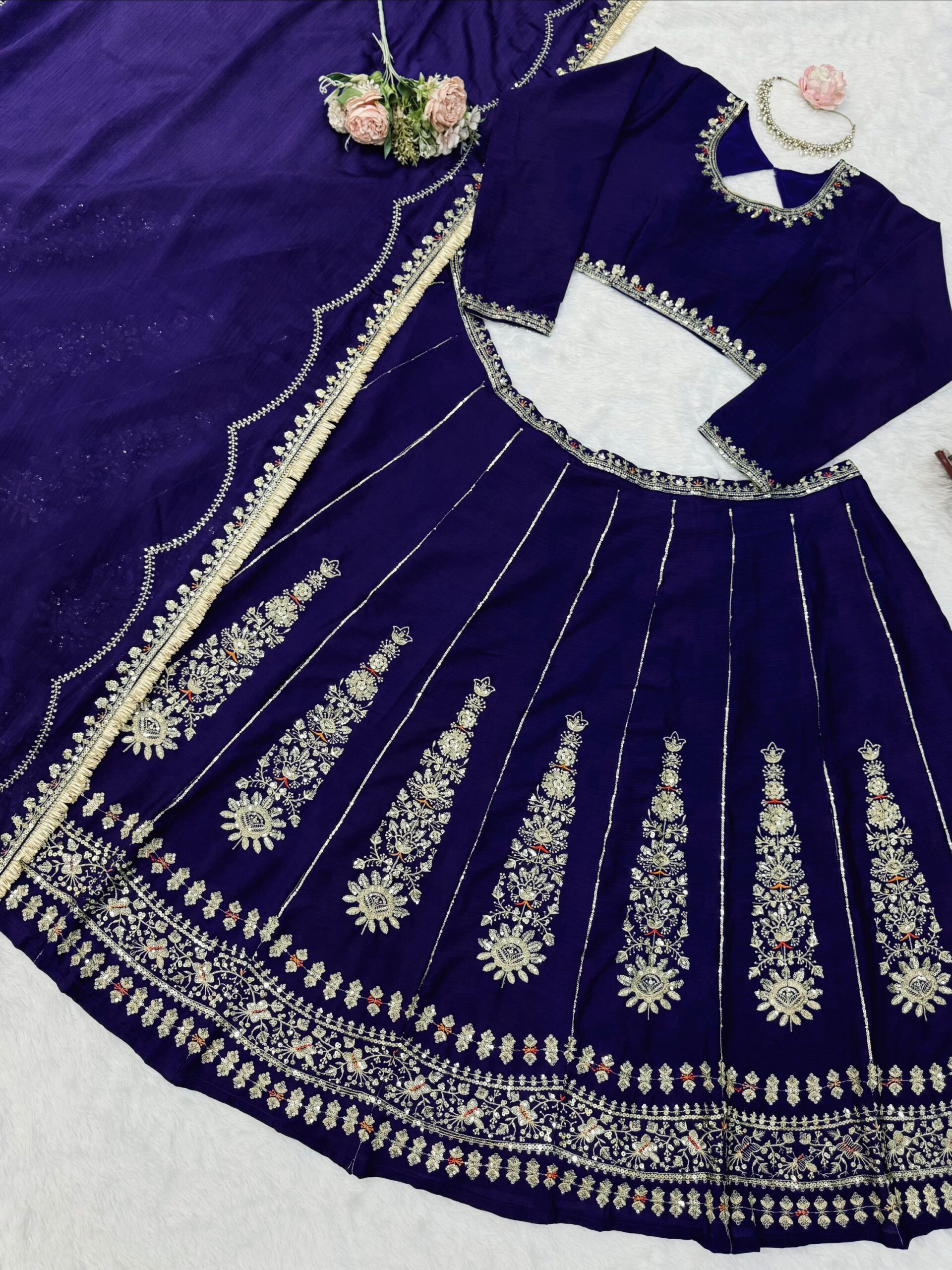 Premium Designer Wear Lehenga Set - Image 11