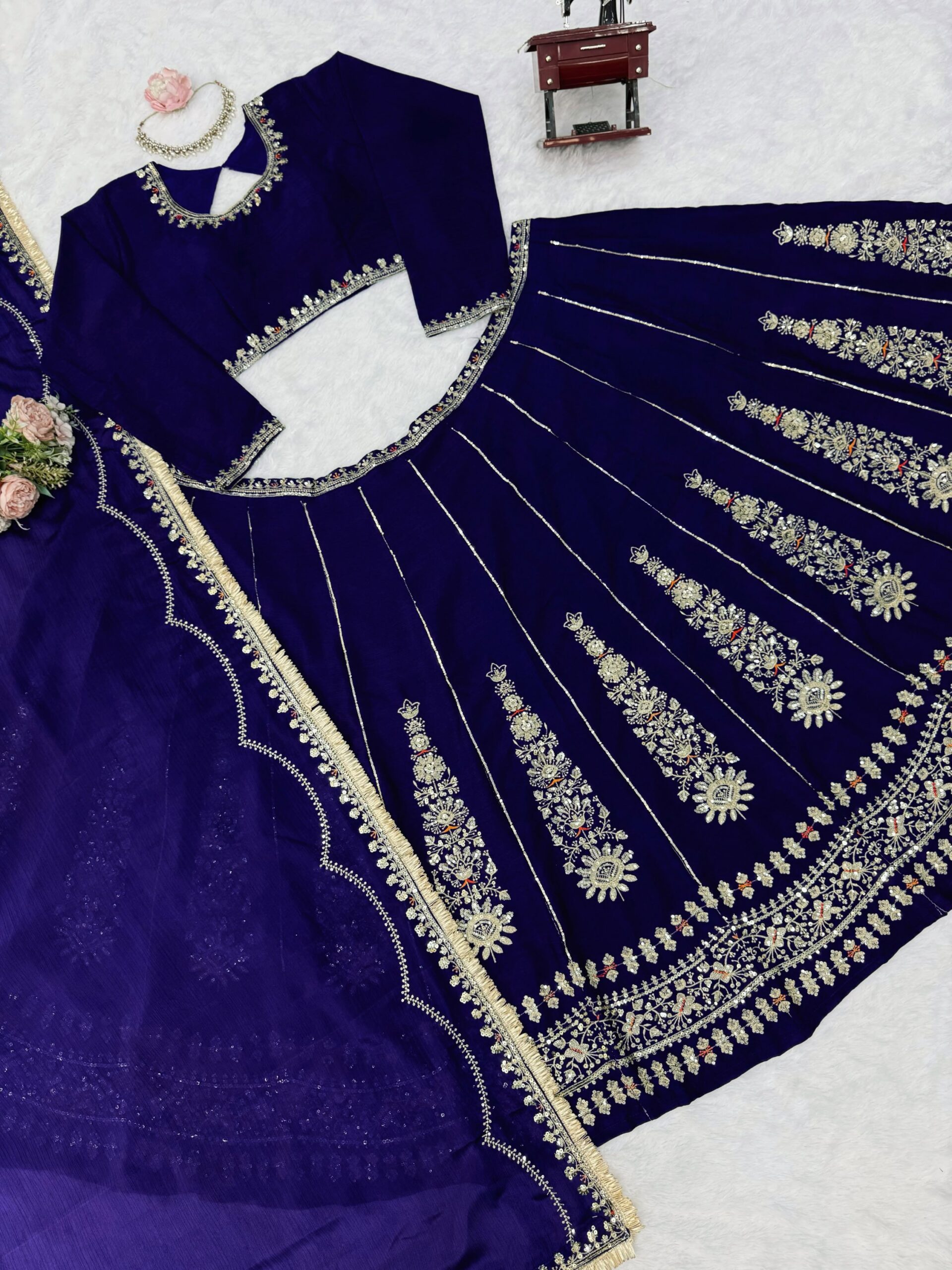 Premium Designer Wear Lehenga Set - Image 12