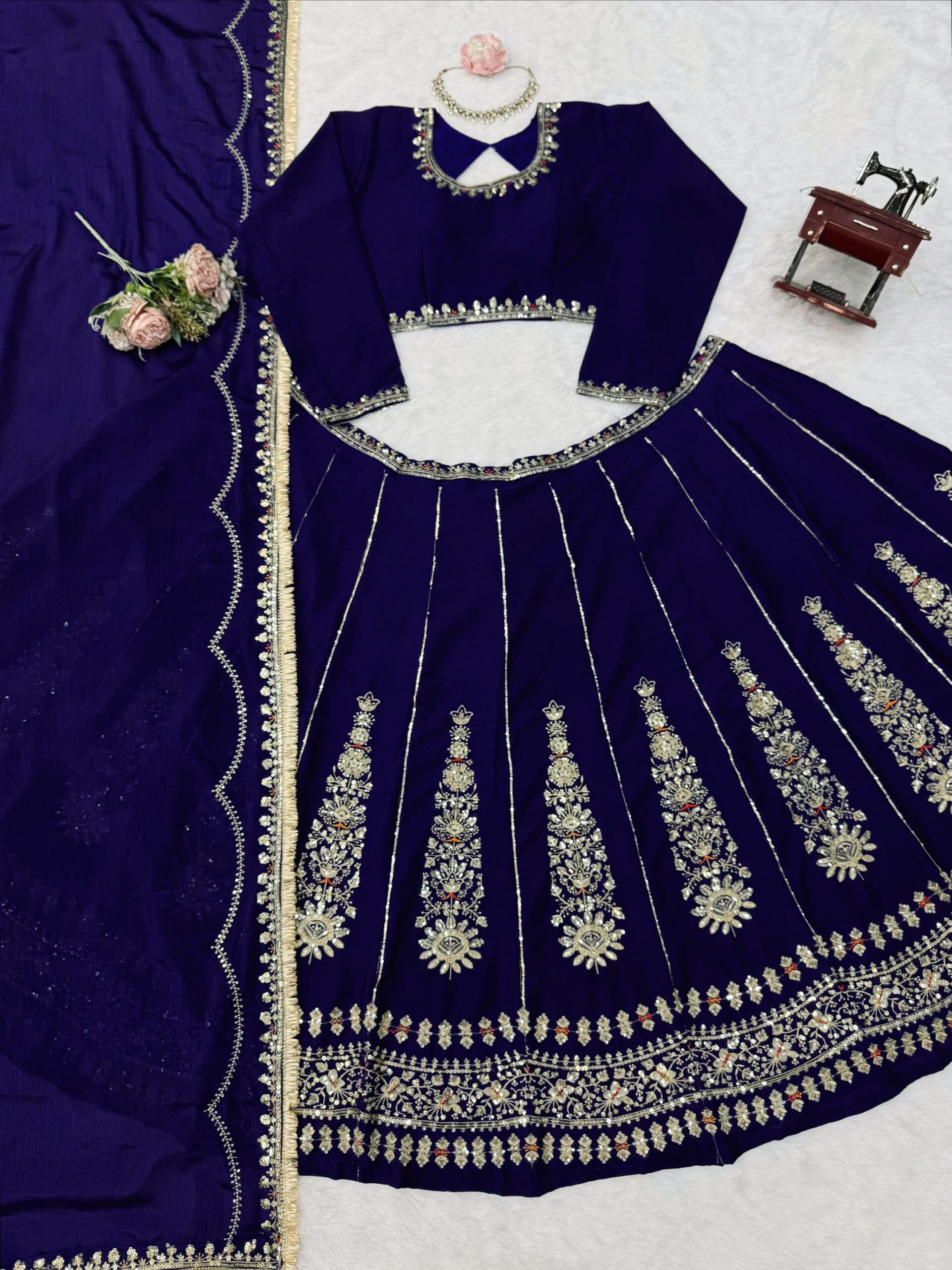 Premium Designer Wear Lehenga Set - Image 13