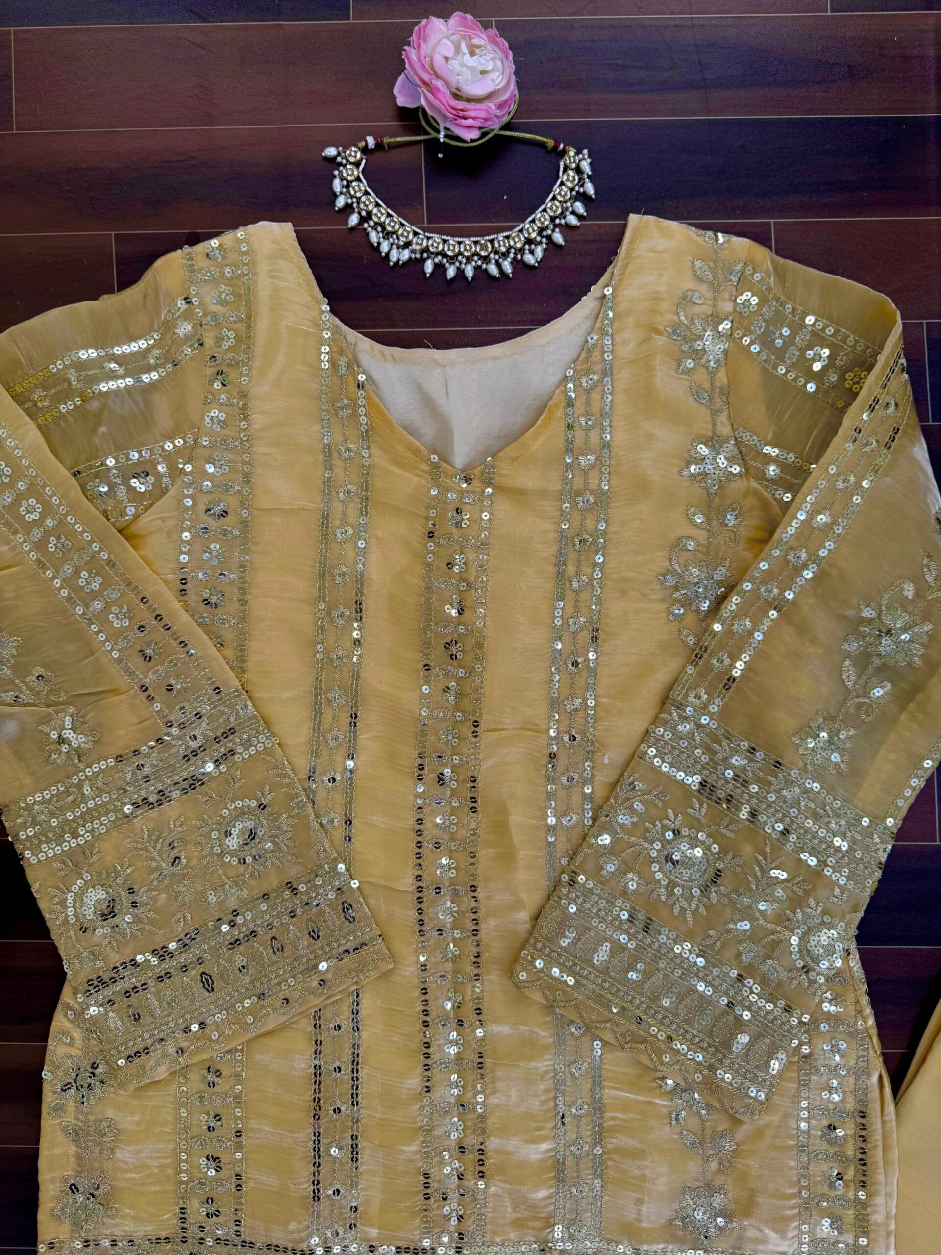 Designer Palazzo Set - Elegant Ethnic Wear - Image 9
