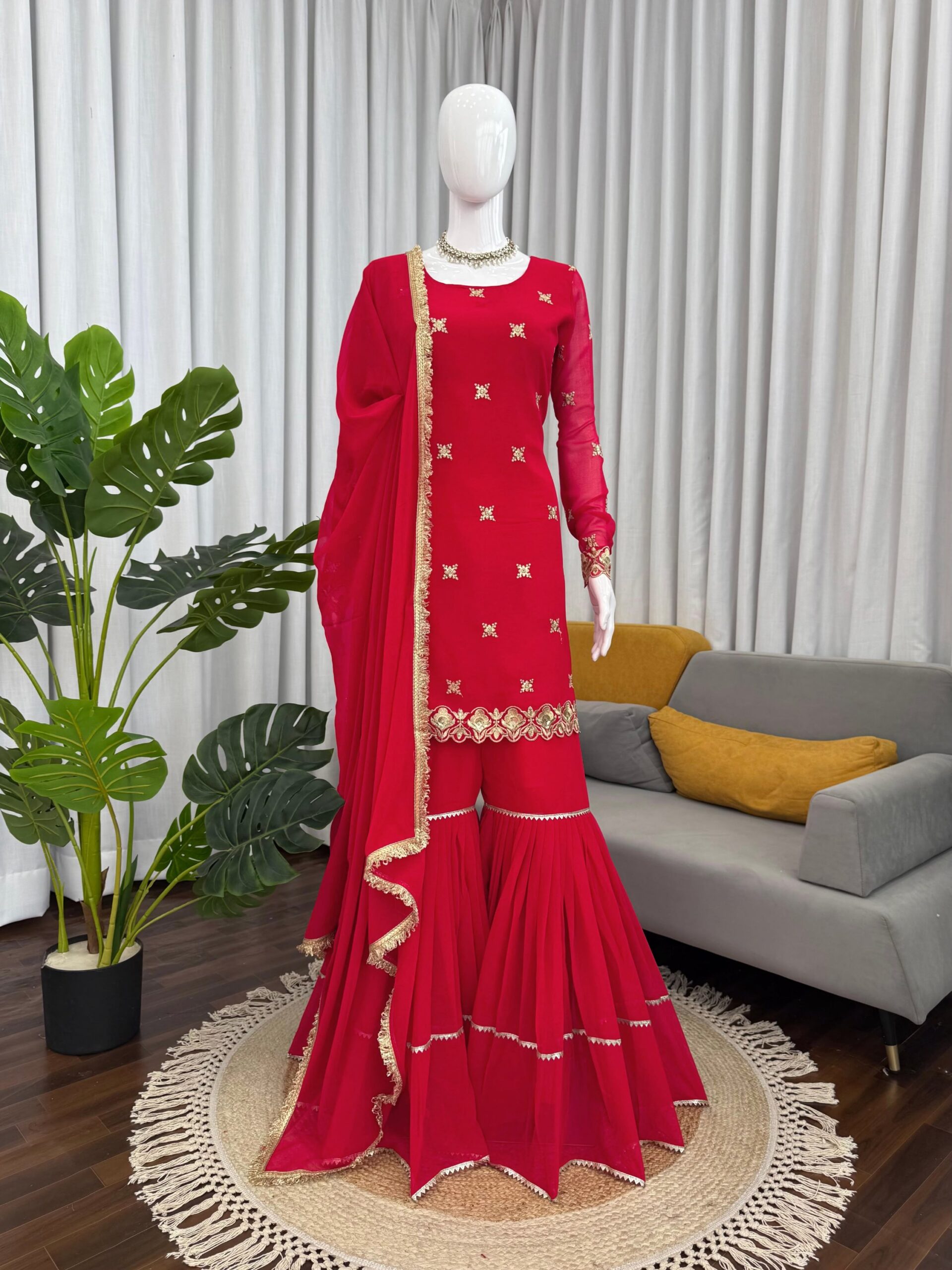 Bridal Wear Sharara Set - Image 2