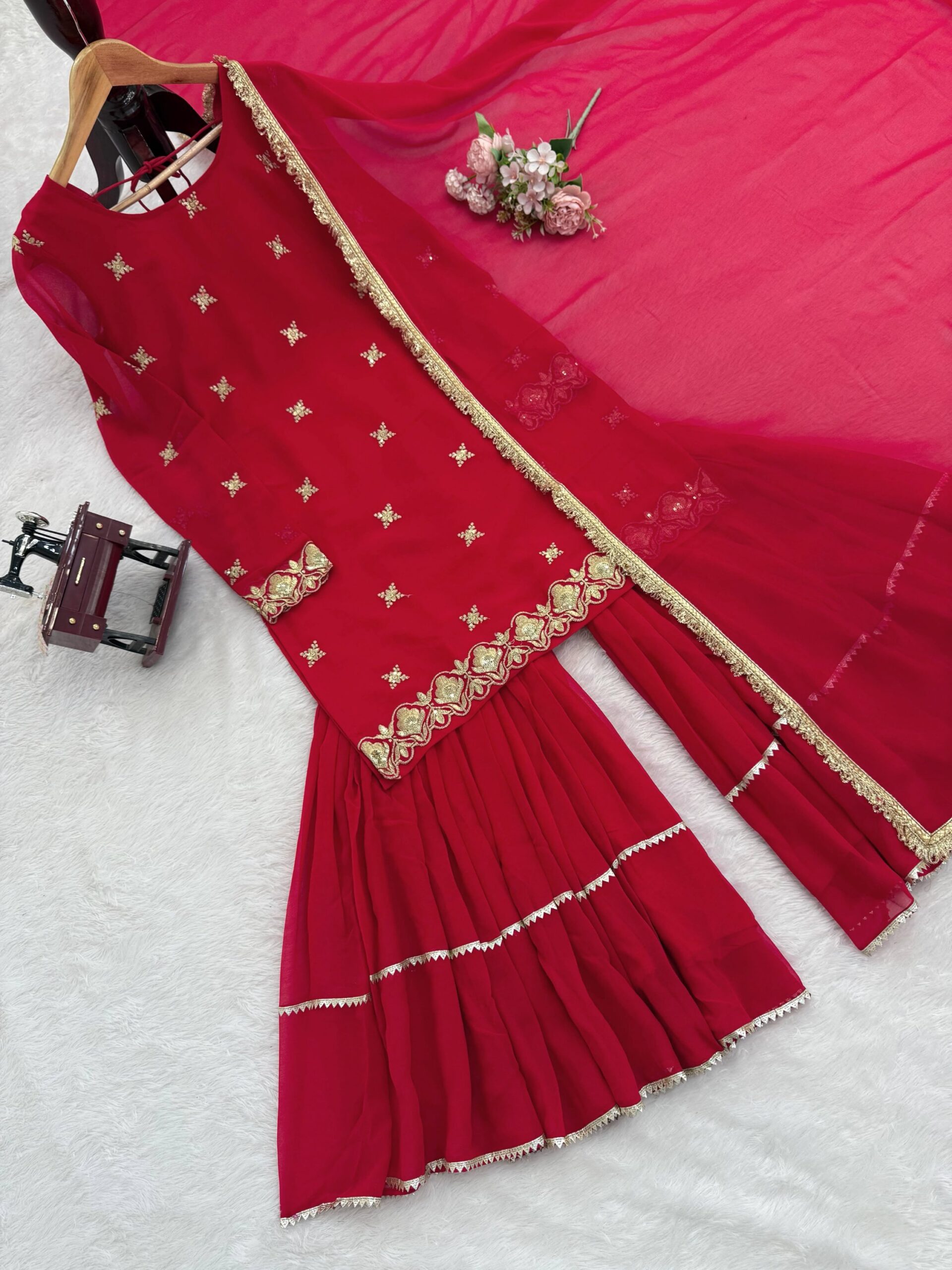 Bridal Wear Sharara Set - Image 6