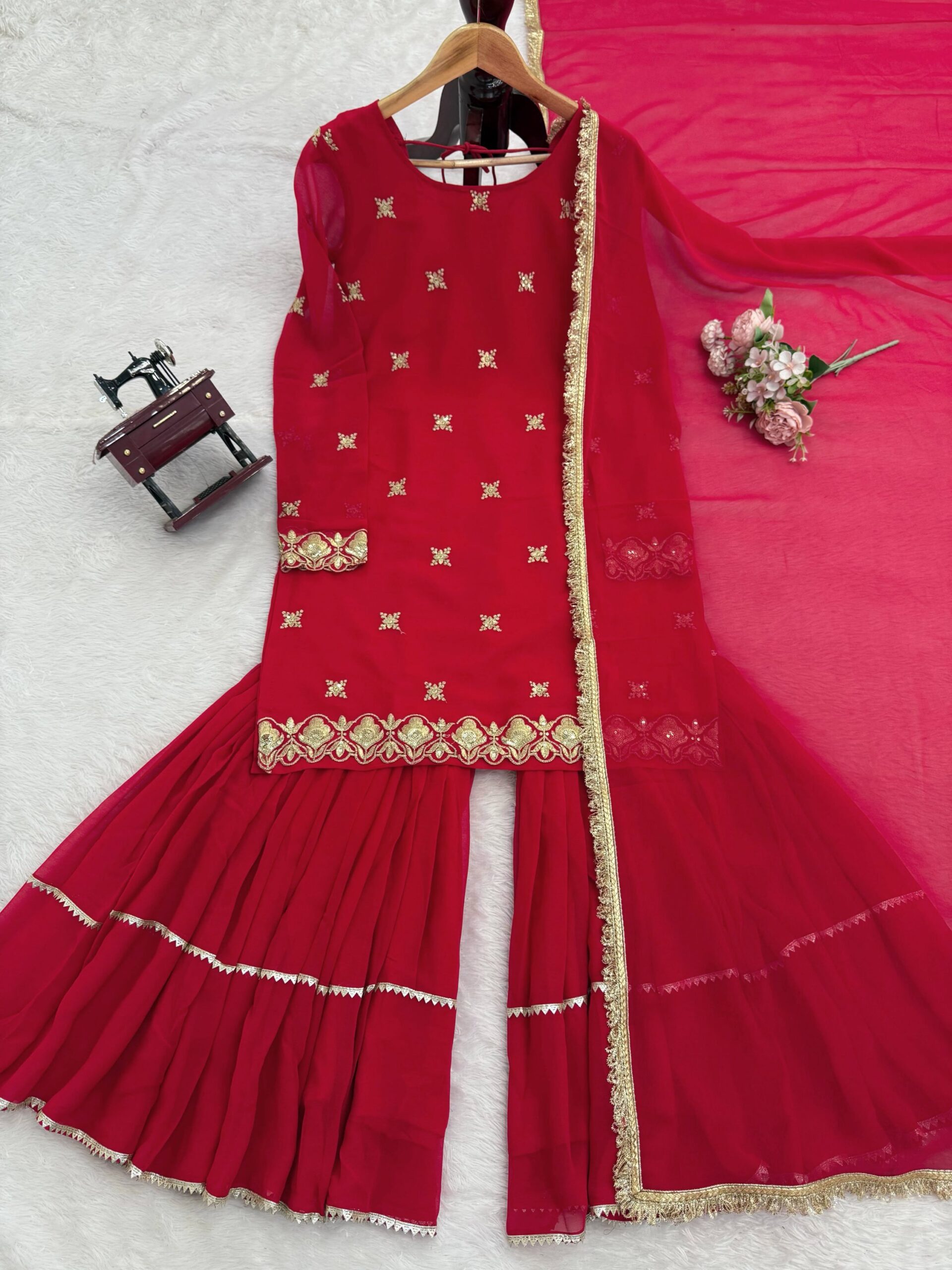 Bridal Wear Sharara Set - Image 7