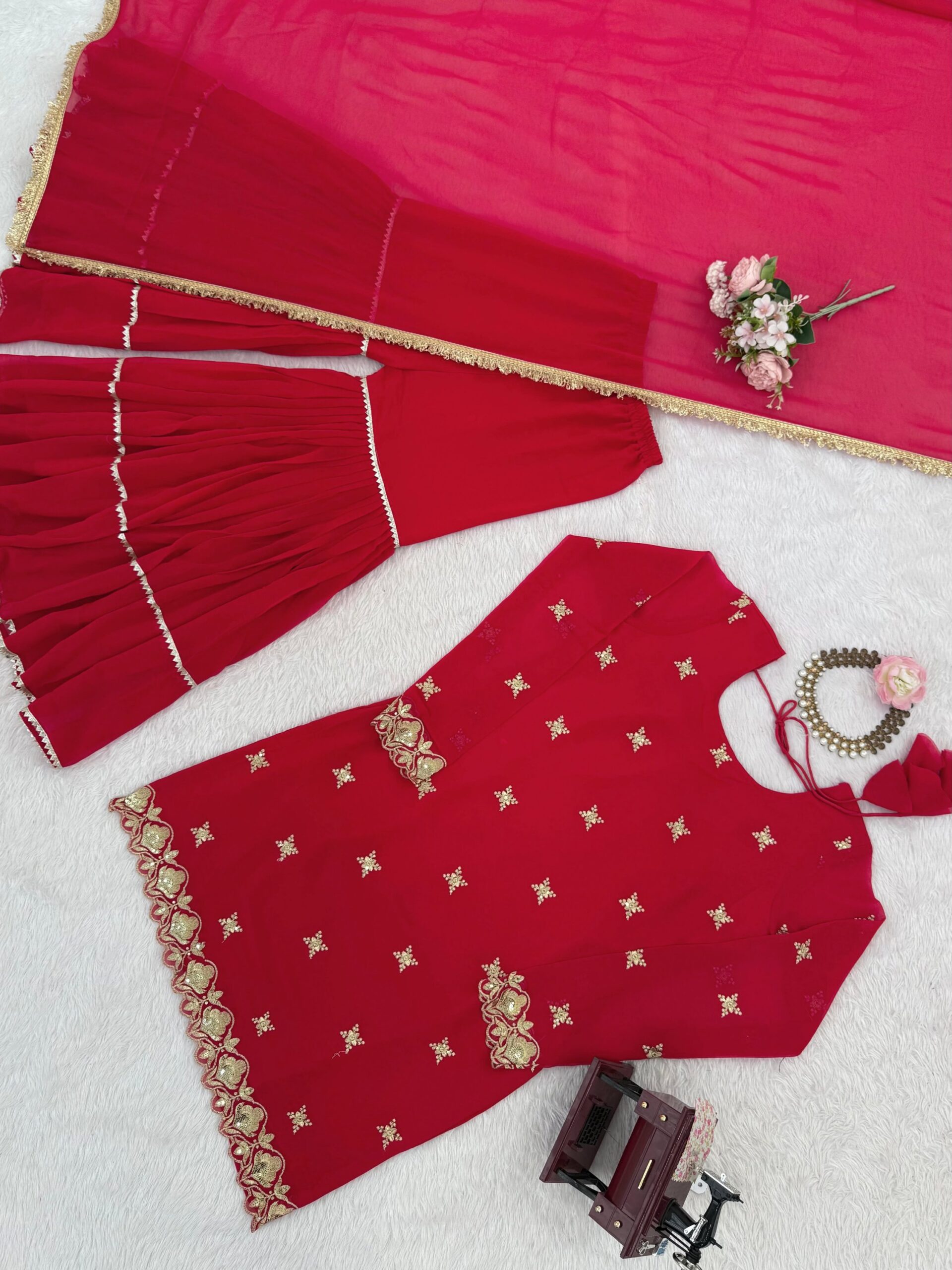 Bridal Wear Sharara Set - Image 10