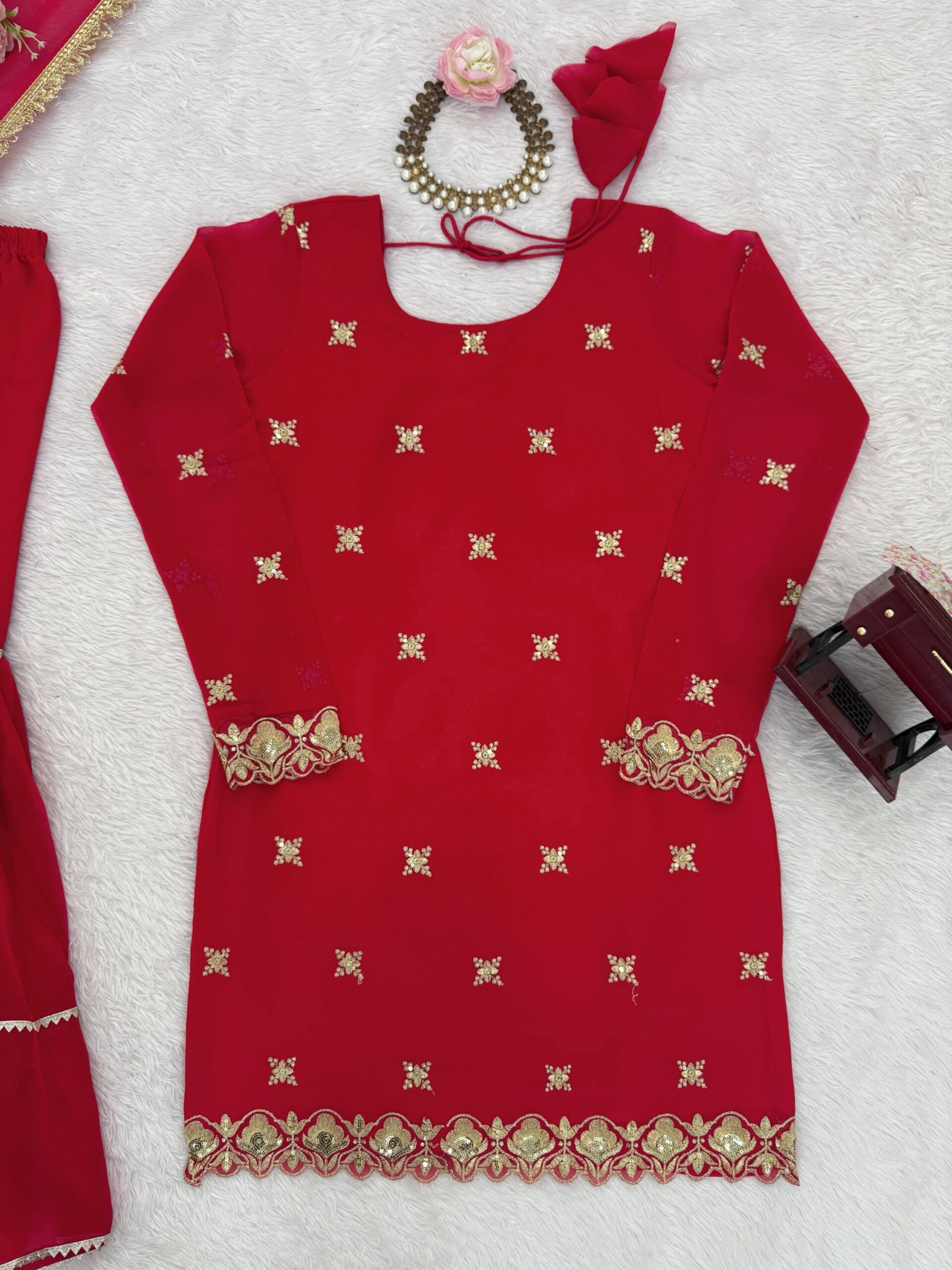 Bridal Wear Sharara Set - Image 12