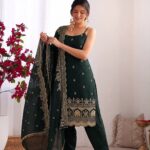 Sequins Embroidered Kurta Set
