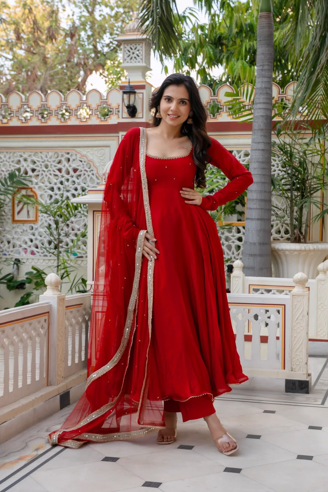 Elegant Anarkali Set