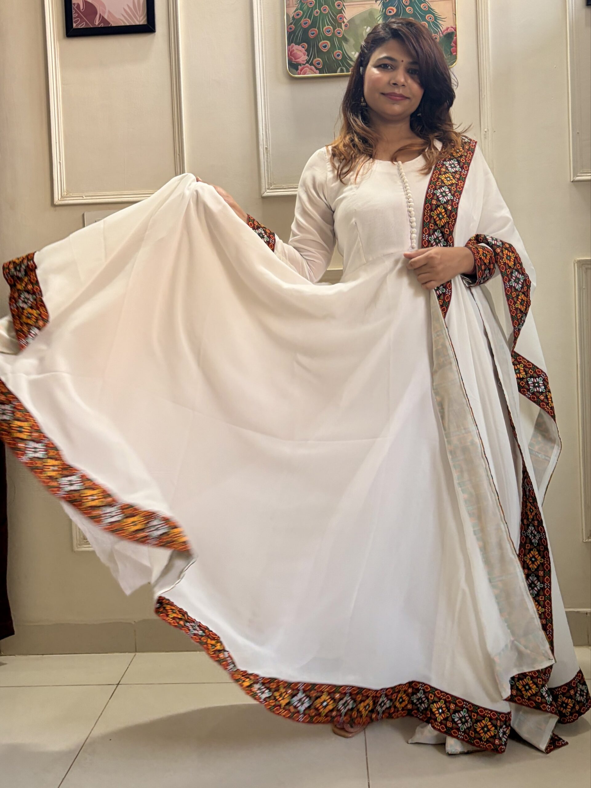Noor-E-Rang Anarkali Set