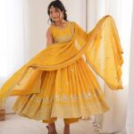 Sunshine Mirrorwork Anarkali Set