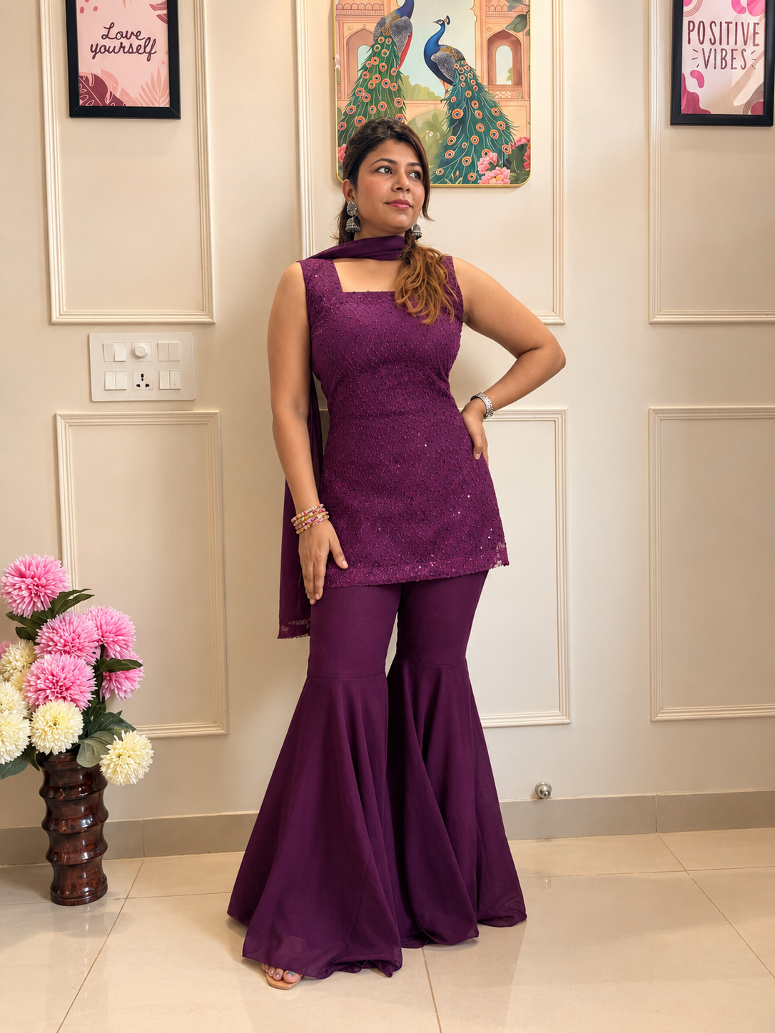 Aarohi Flared Set - Image 6