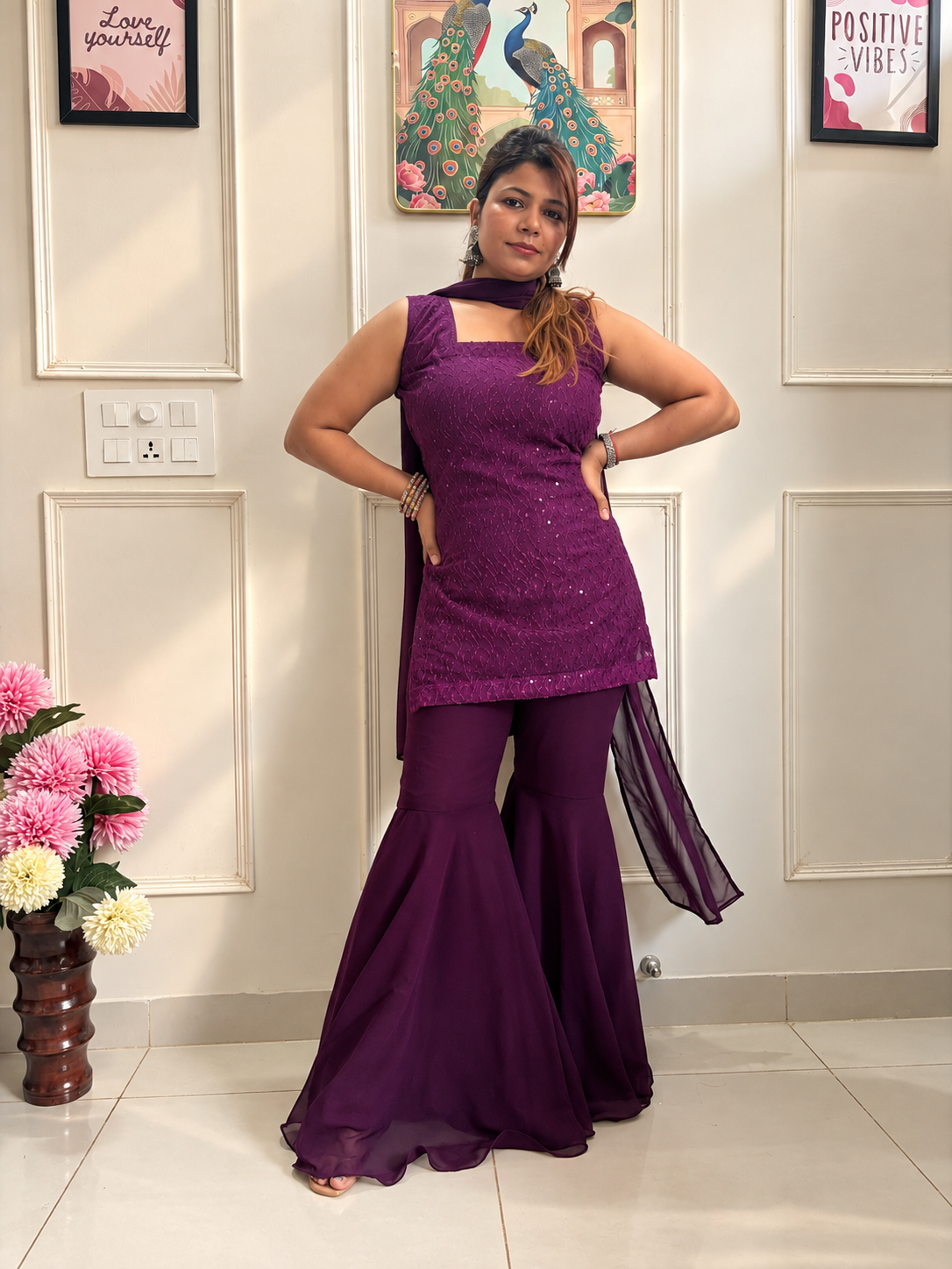 Aarohi Flared Set - Image 3