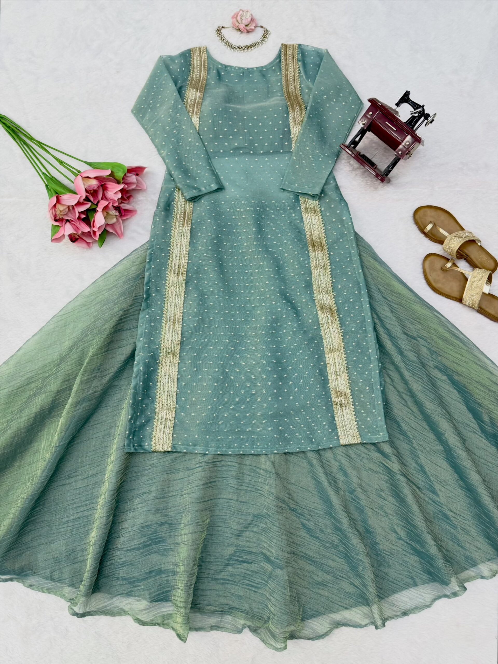 Salsa Crush 3-Piece Lehenga Set - Image 5