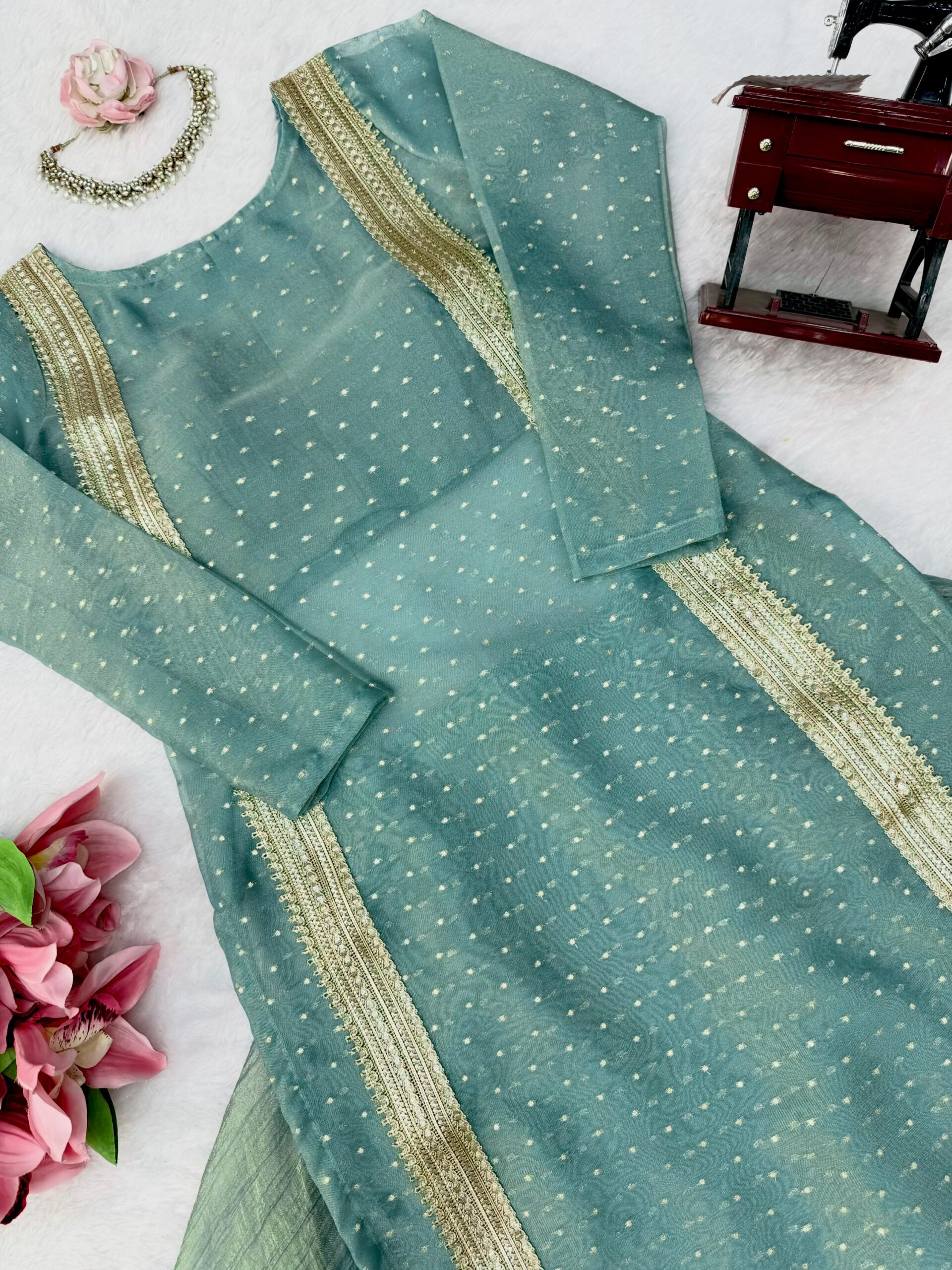 Salsa Crush 3-Piece Lehenga Set - Image 7