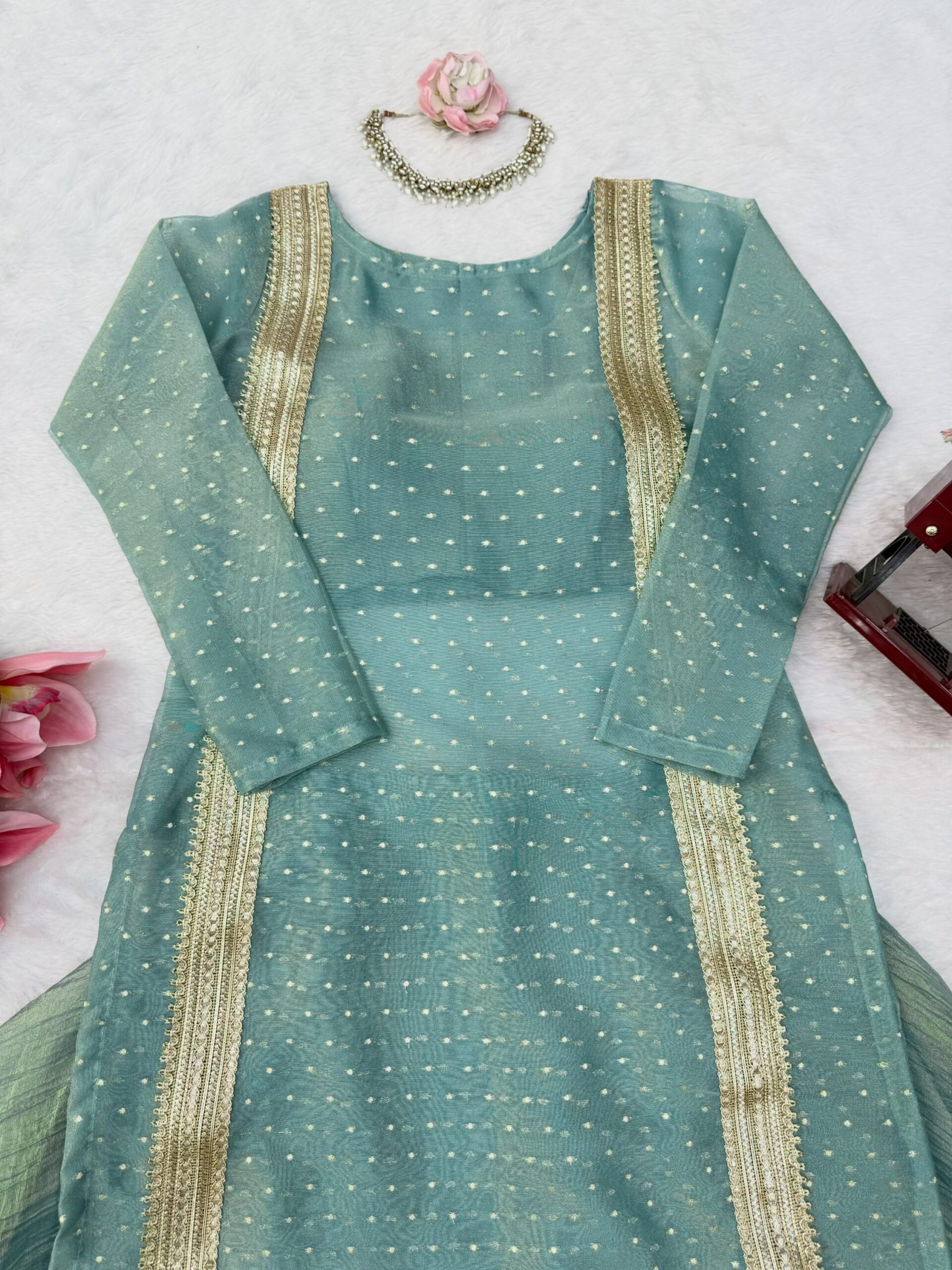 Salsa Crush 3-Piece Lehenga Set - Image 8