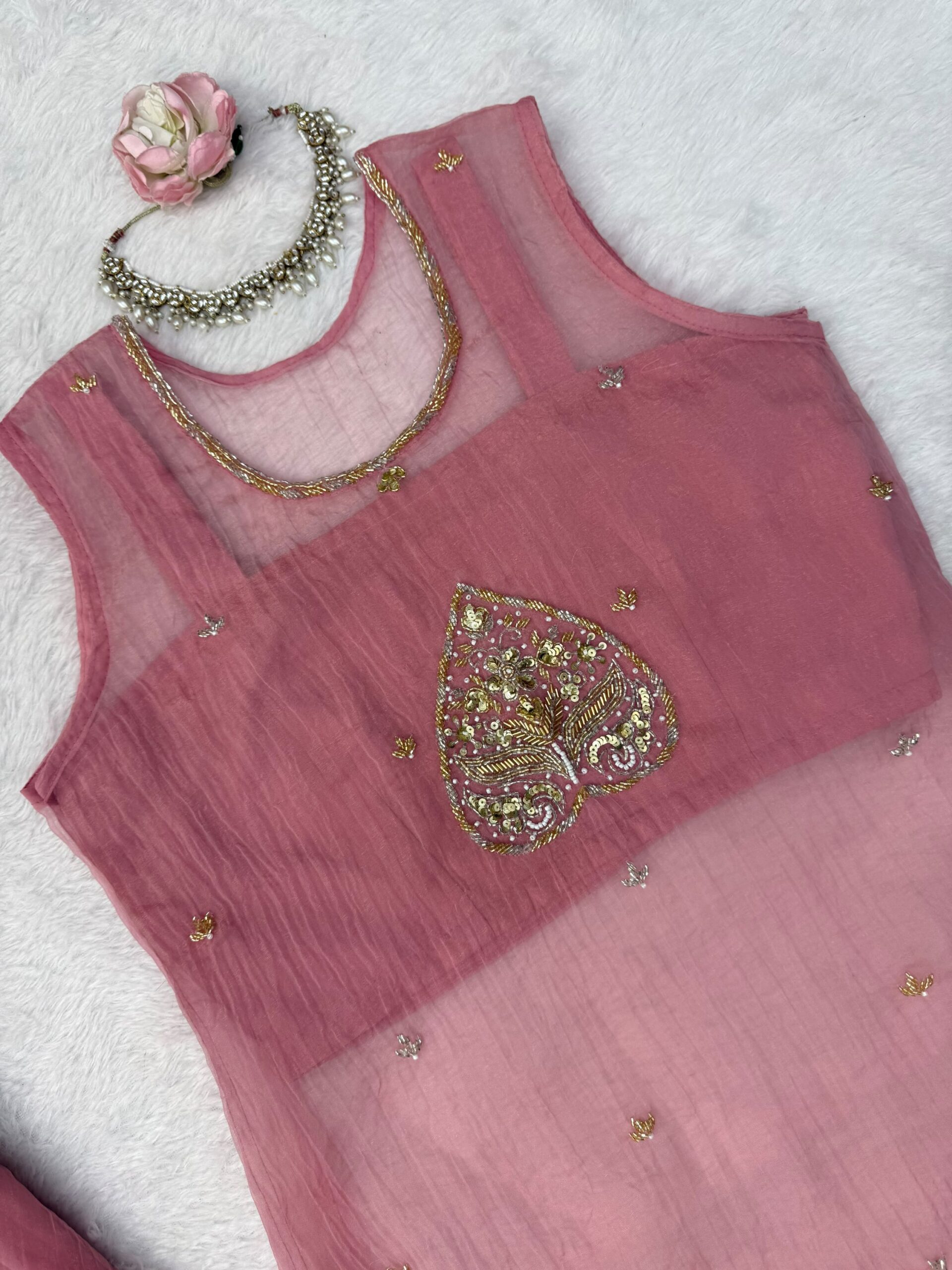 Salsa Silk Handwork 3-Piece Suit Set - Image 10