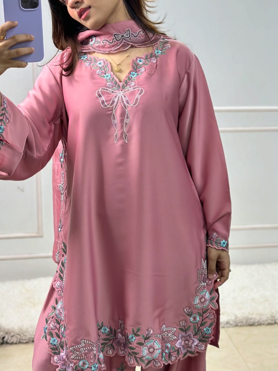 Thread & Sequins Farshi Salwar Set