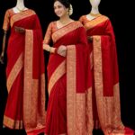 Kanjivaram Bandhani Soft Silk Saree