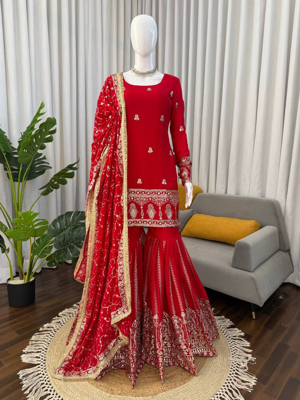 designer sharara set for women